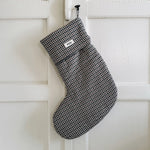 Lalaby Christmas stocking in 100% organic Tweedy check