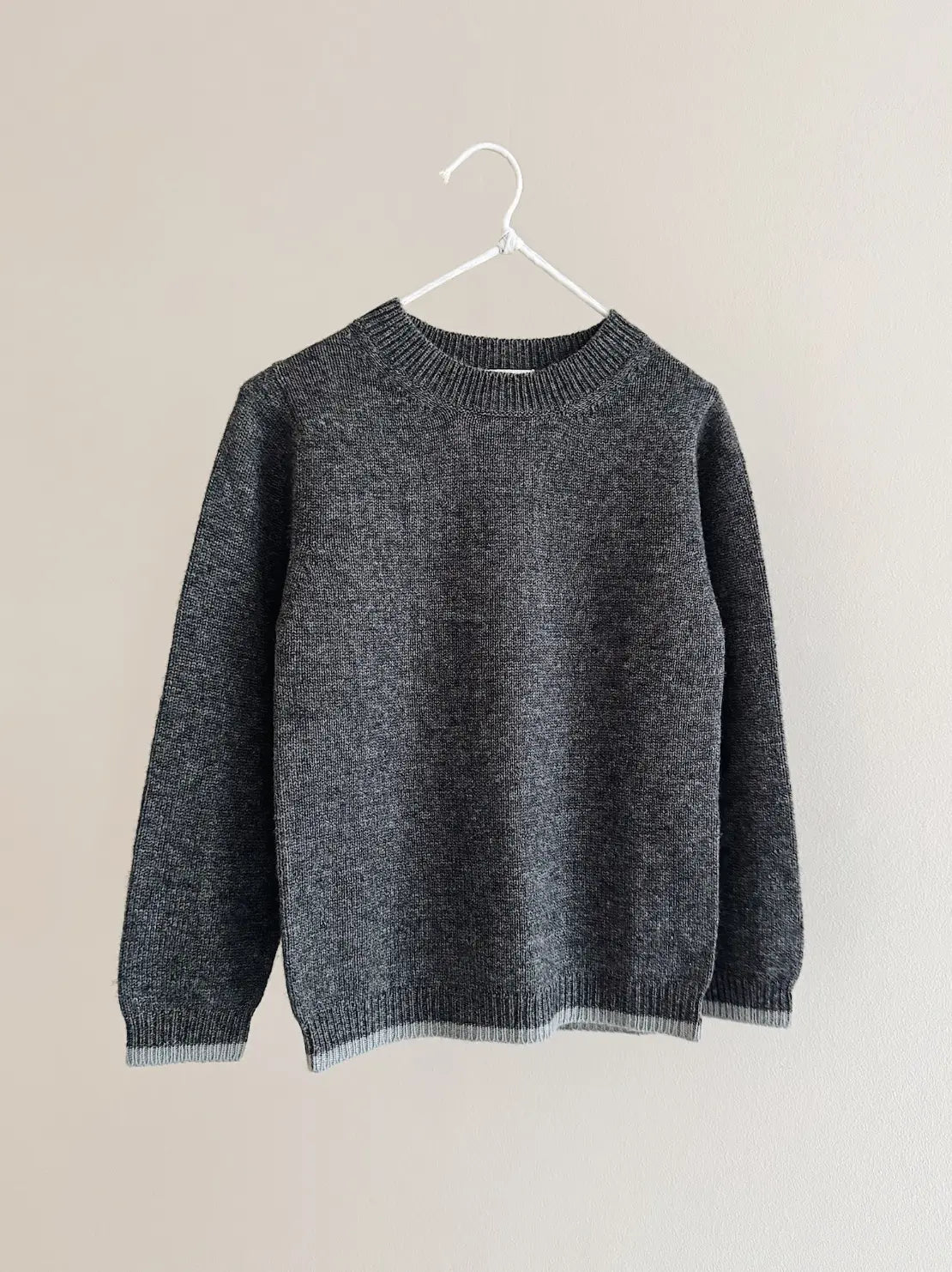 Lalaby Cole jumper for kids in storm grey cashmere