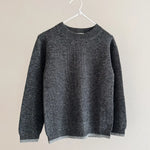 Lalaby Cole jumper for kids in storm grey cashmere