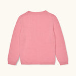 Lalaby Colin jumper for kids in sorbet pink cashmere
