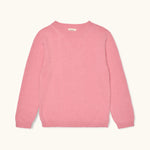 Lalaby Colin jumper for kids in sorbet pink cashmere