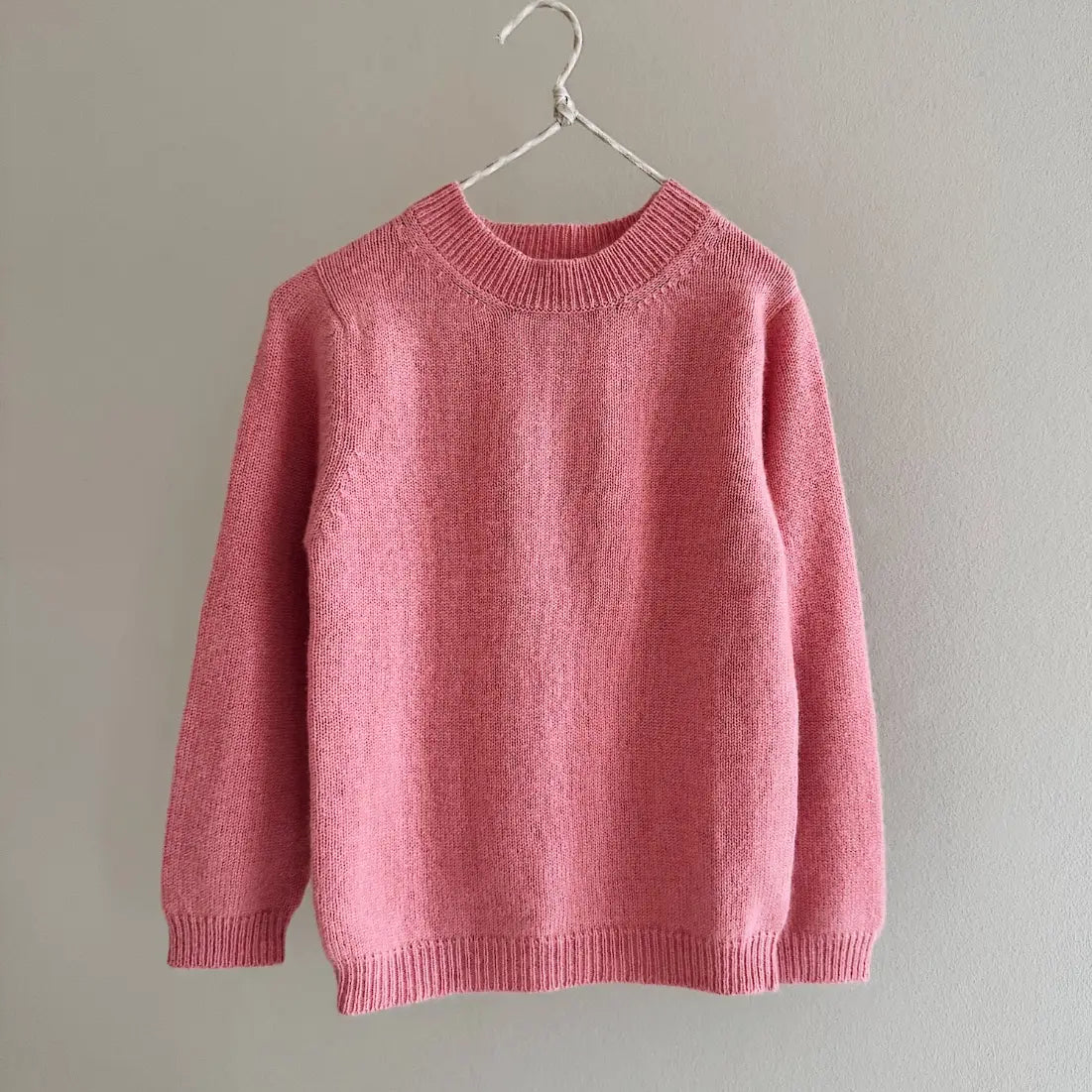 Lalaby Colin jumper for kids in sorbet pink cashmere