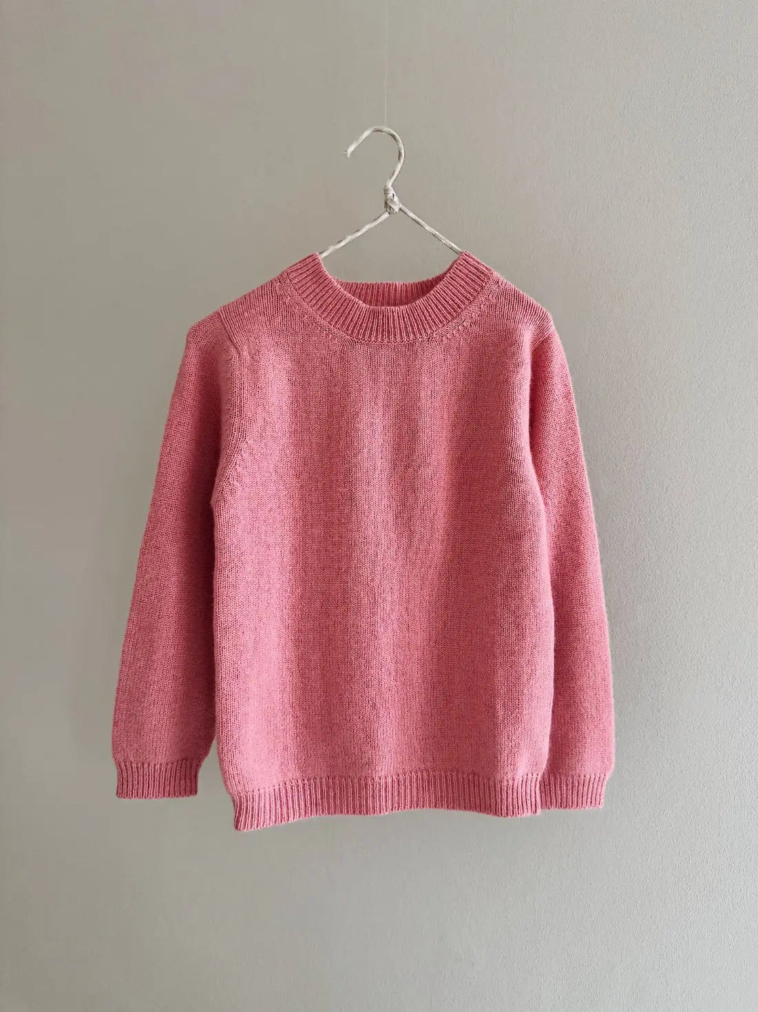 Lalaby Colin jumper for kids in sorbet pink cashmere