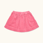 Lalaby Dagmar skirt for kids in flamingo pink organic cotton mega cord