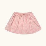 Lalaby Dagmar skirt for kids in pink flower liberty cotton corduroy