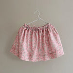 Lalaby Dagmar skirt for kids in pink flower liberty cotton corduroy
