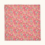 Lalaby Eddie scarf for babies and kids in berry betsy pink liberty organic cotton
