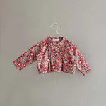 Lalaby Mimi baby shirt in berry betsy pink liberty organic cotton