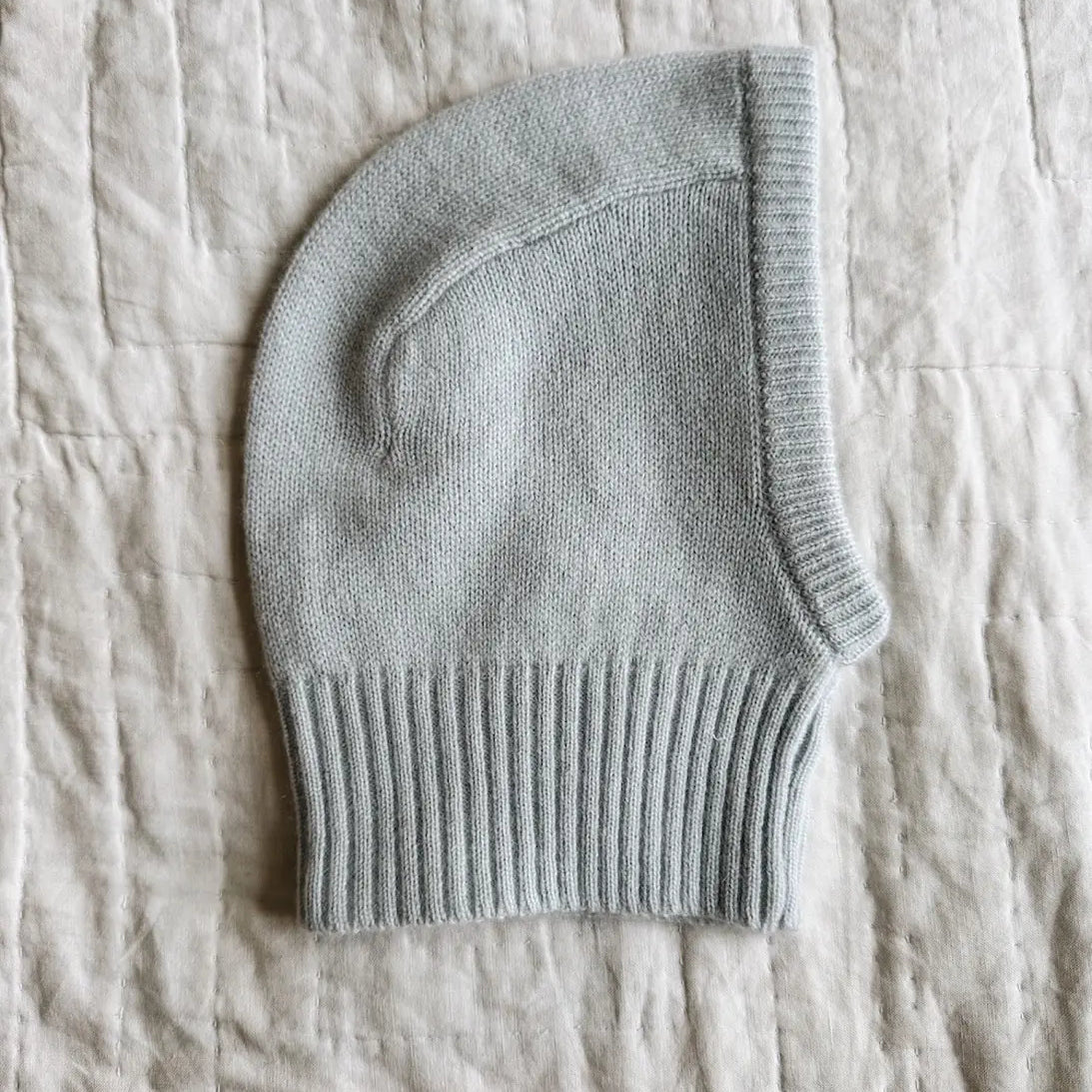 Lalaby Mio balaclava for babies and kids  in bluey light blue cashmere