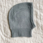 Lalaby Mio balaclava for babies and kids in dove blue cashmere