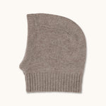 Lalaby Mio balaclava for babies and kids in toast brown cashmere