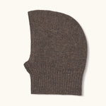 Lalaby Mumi balaclava for babies and kids in chocolate brown merino wool