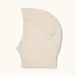 Lalaby Mumi balaclava for babies and kids in natural white merino wool