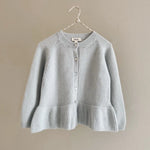 Lalaby Oda cardigan for kids in bluey light blue cashmere