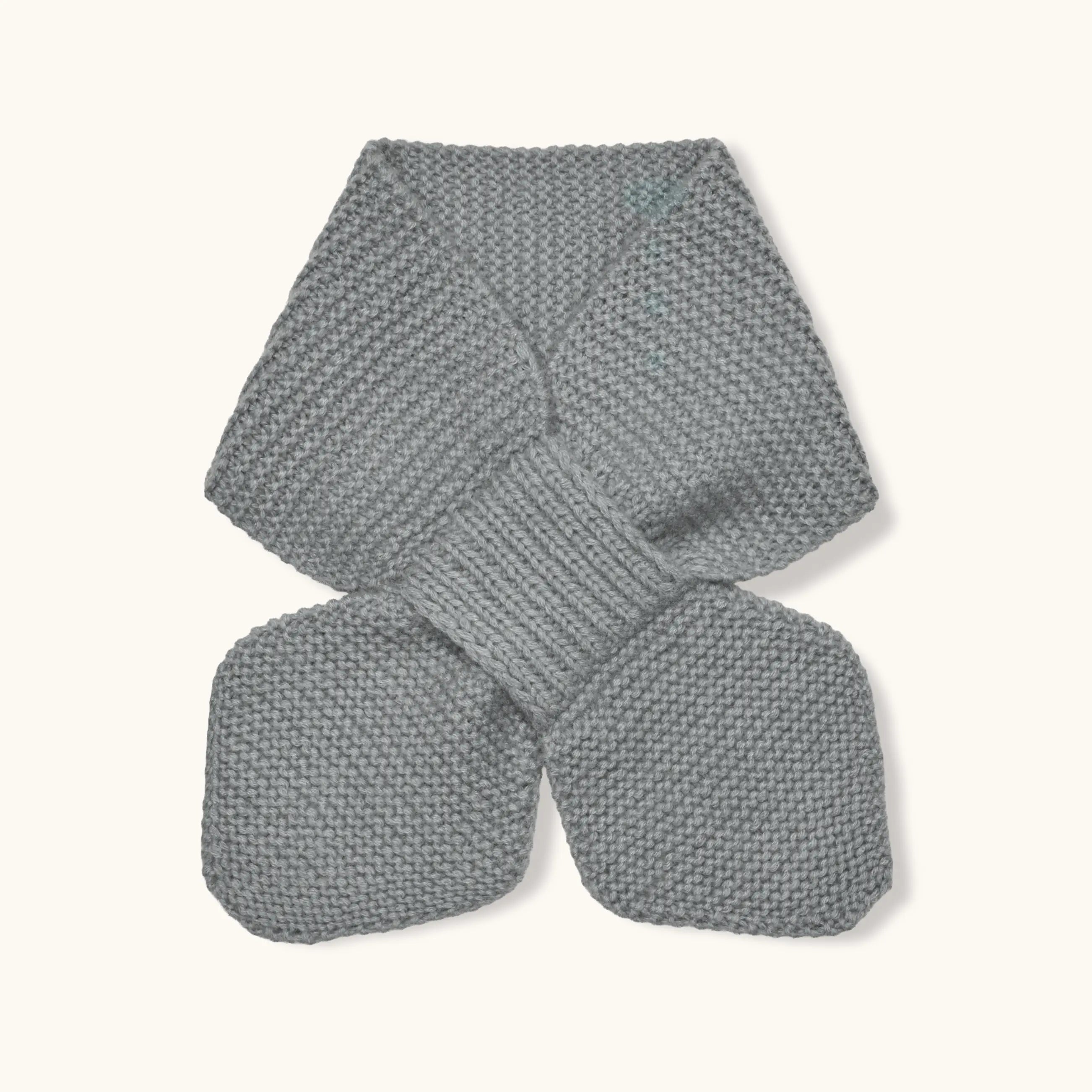Lalaby Rita scarf for kids in dove blue cashmere