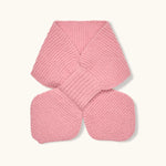 Lalaby Rita scarf for kids in sorbet pink cahsmere