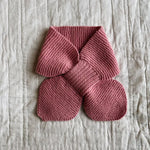 Lalaby Rita scarf for kids in sorbet pink cahsmere