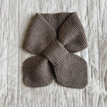 Lalaby Rita scarf for kids in toast brown cashmere