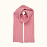 Lalaby Seal scarf for kids and adults in sorbet pink cashmere