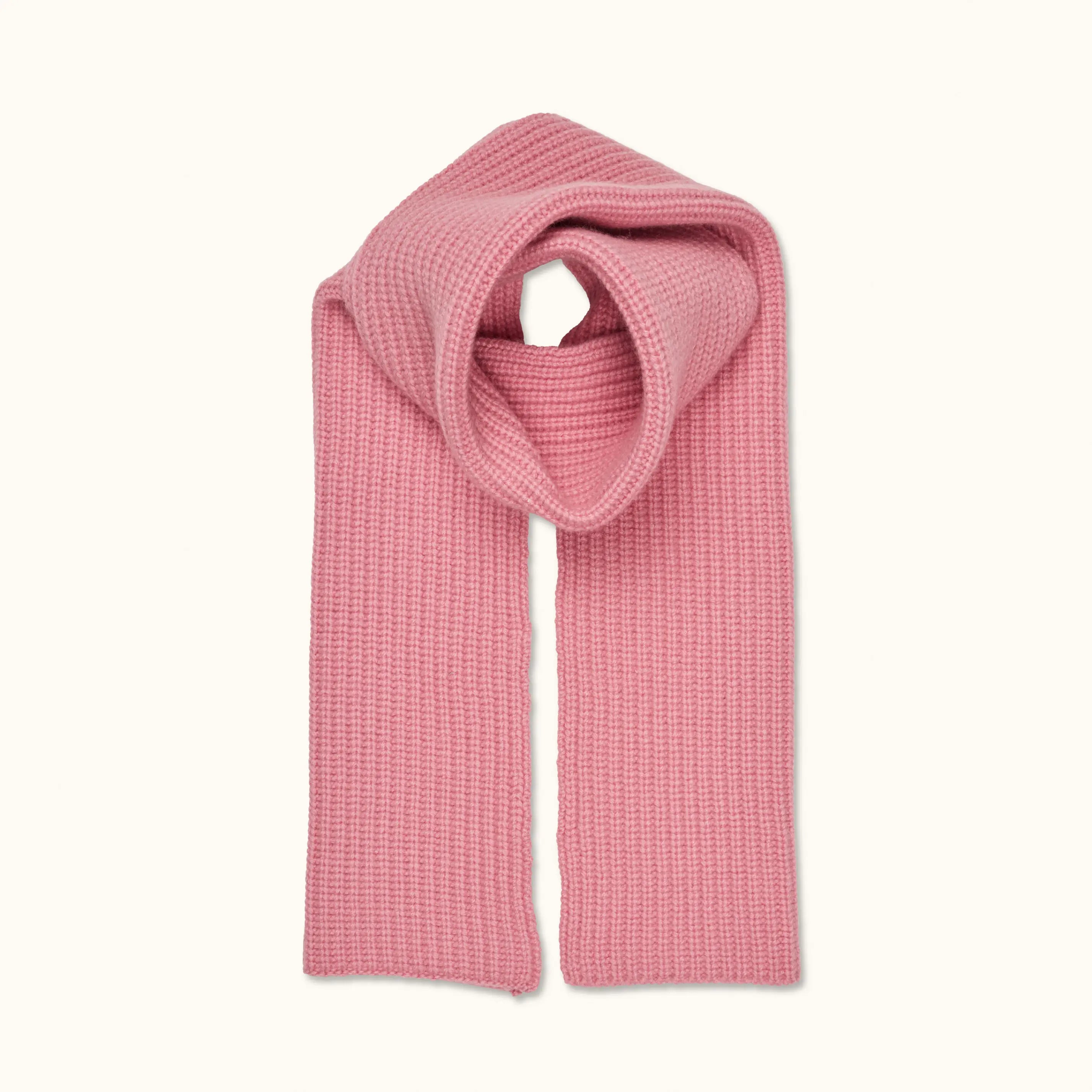 Lalaby Seal scarf for kids and adults in sorbet pink cashmere