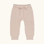 Lalaby Stormy pants for babies in powder pink cashmere