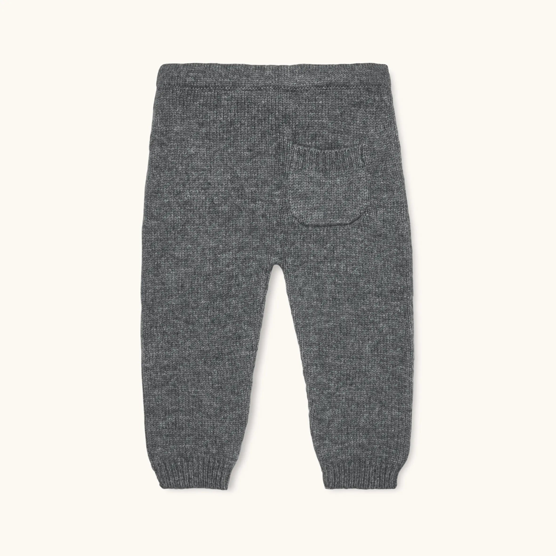 Lalaby Stormy pants for babies in storm grey cashmere