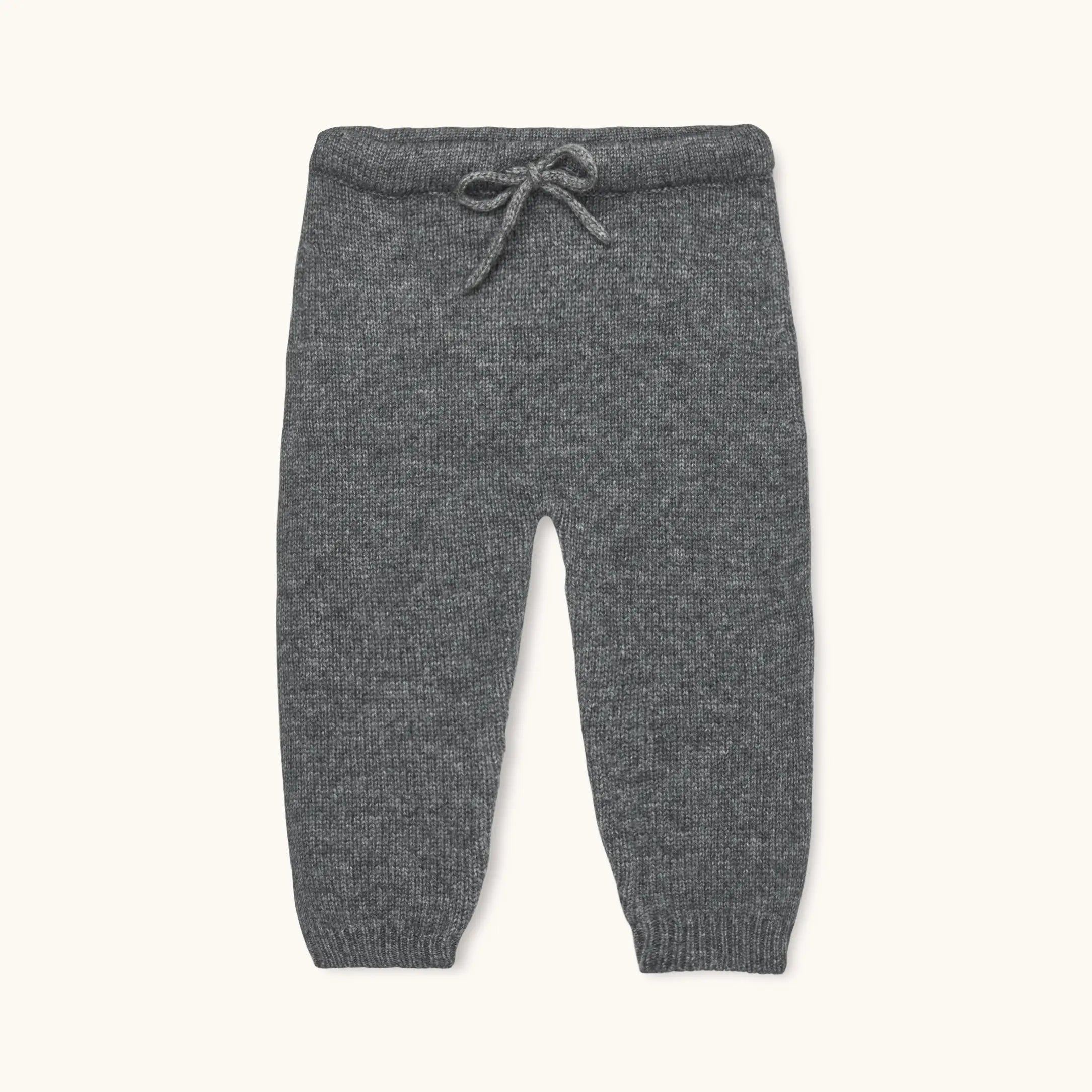 Lalaby Stormy pants for babies in storm grey cashmere