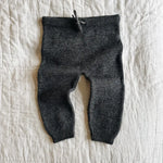 Lalaby Stormy pants for babies in storm grey cashmere