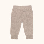 Lalaby Stormy pants for babies in toast brown cashmere
