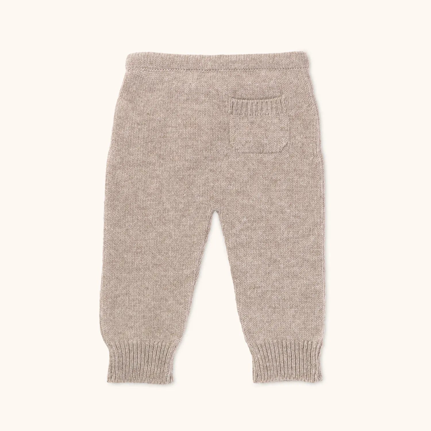 Lalaby Stormy pants for babies in toast brown cashmere