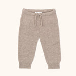 Lalaby Stormy pants for babies in toast brown cashmere