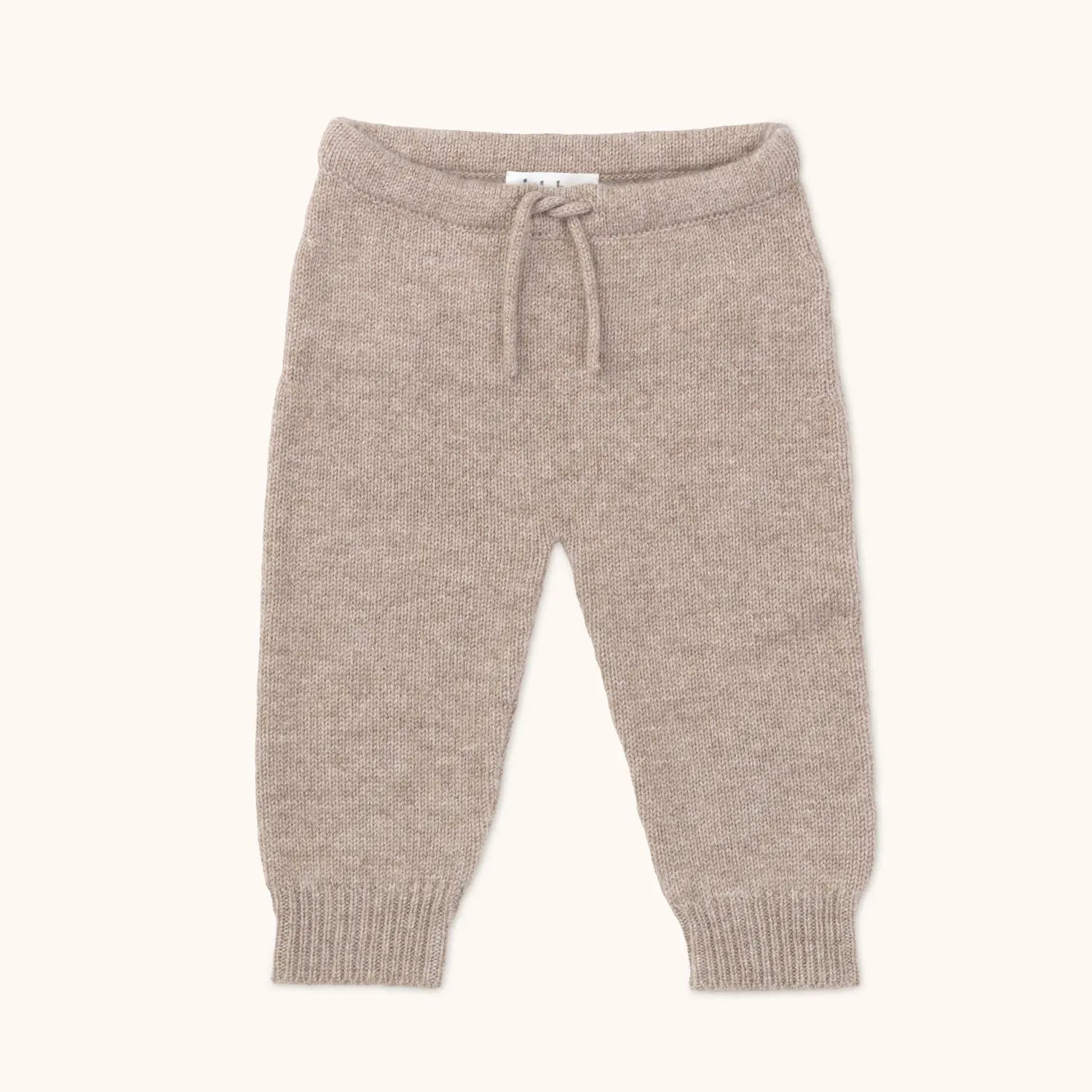 Lalaby Stormy pants for babies in toast brown cashmere