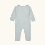 Lalaby Uma jumpsuit for babies in bluey light blue cashmere