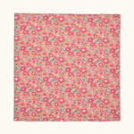 Lalaby Vera scarf for kids and adults in berry betsy pink liberty organic cotton