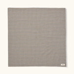 Lalaby Vera scarf for kids and adults in tweedy check organic cotton