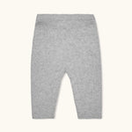 Lalaby Wendy pants for babies in a grey baby wool, yak and cashnere blend