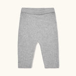 Lalaby Wendy pants for babies in a grey baby wool, yak and cashnere blend