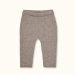 Lalaby Wendy pants for babies in a millet brown baby wool, yak and cashmere blend