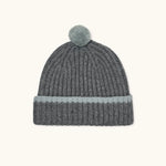 Lalaby Winston hat for kids and adults in storm grey cashmere