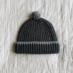 Lalaby Winston hat for kids and adults in storm grey cashmere
