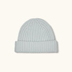 Lalaby Woody beanie for kids and adults  in bluey light blue cashmere