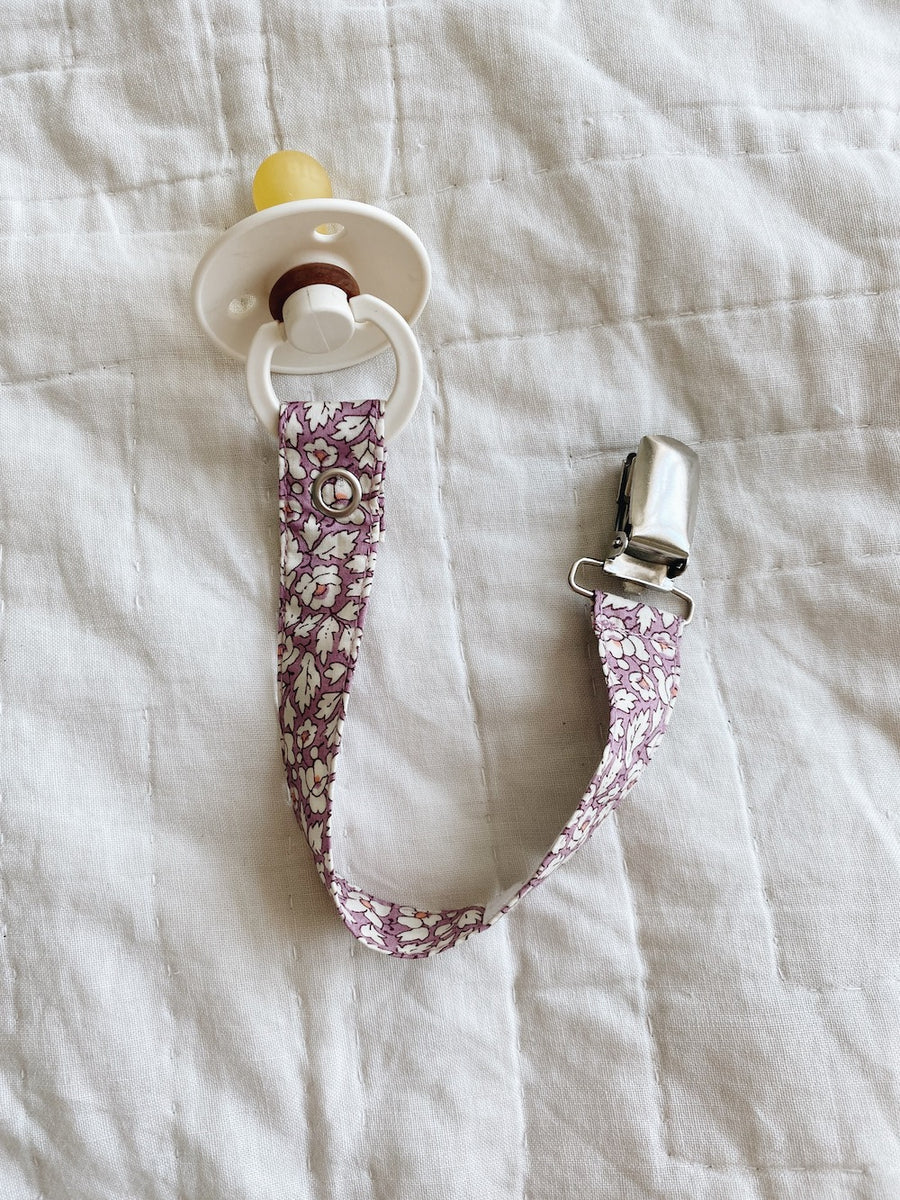 Pacifier Clip - Feather Fields