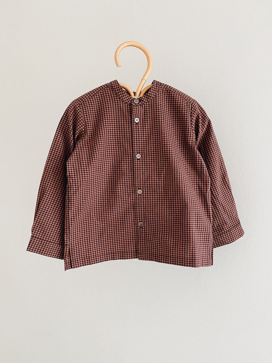 Willy skjorte indigo check (kids)