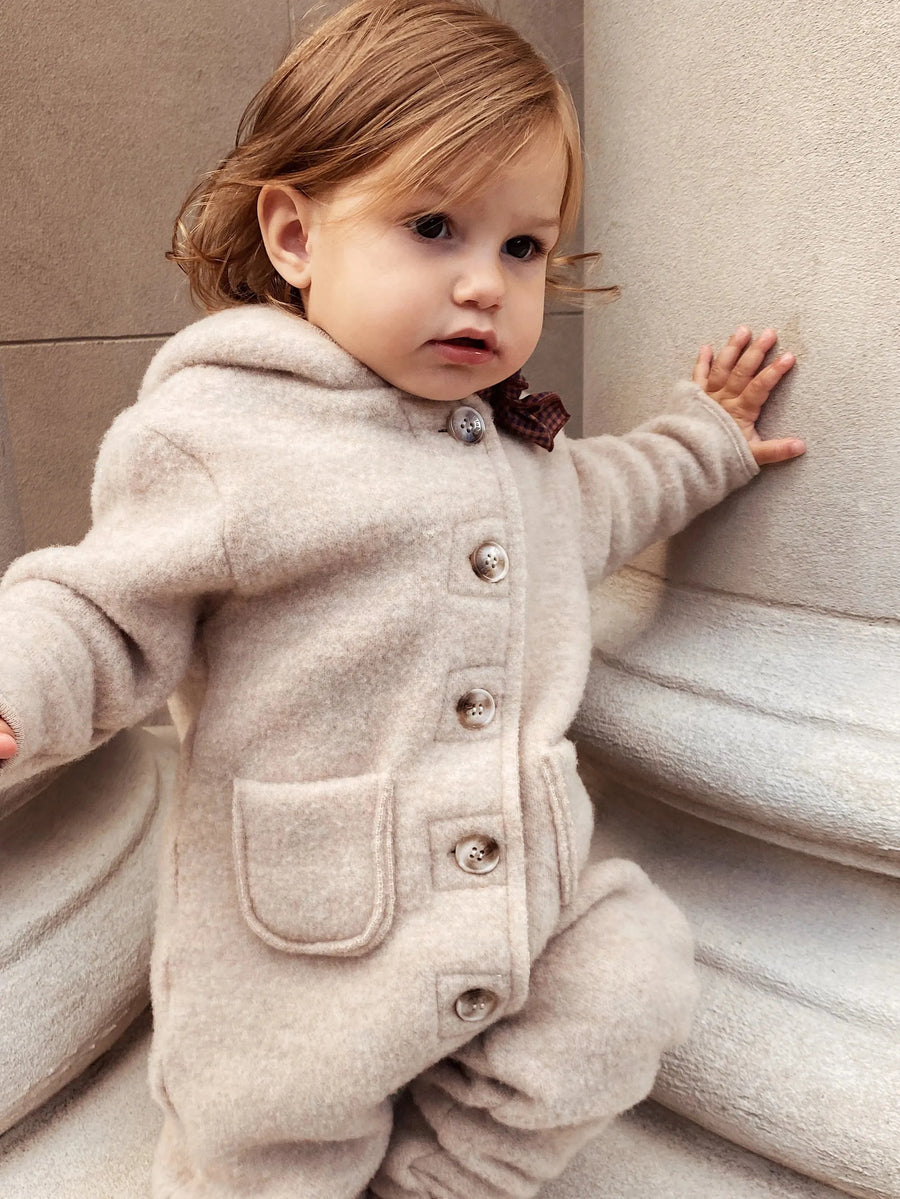 Teddy onesie oat