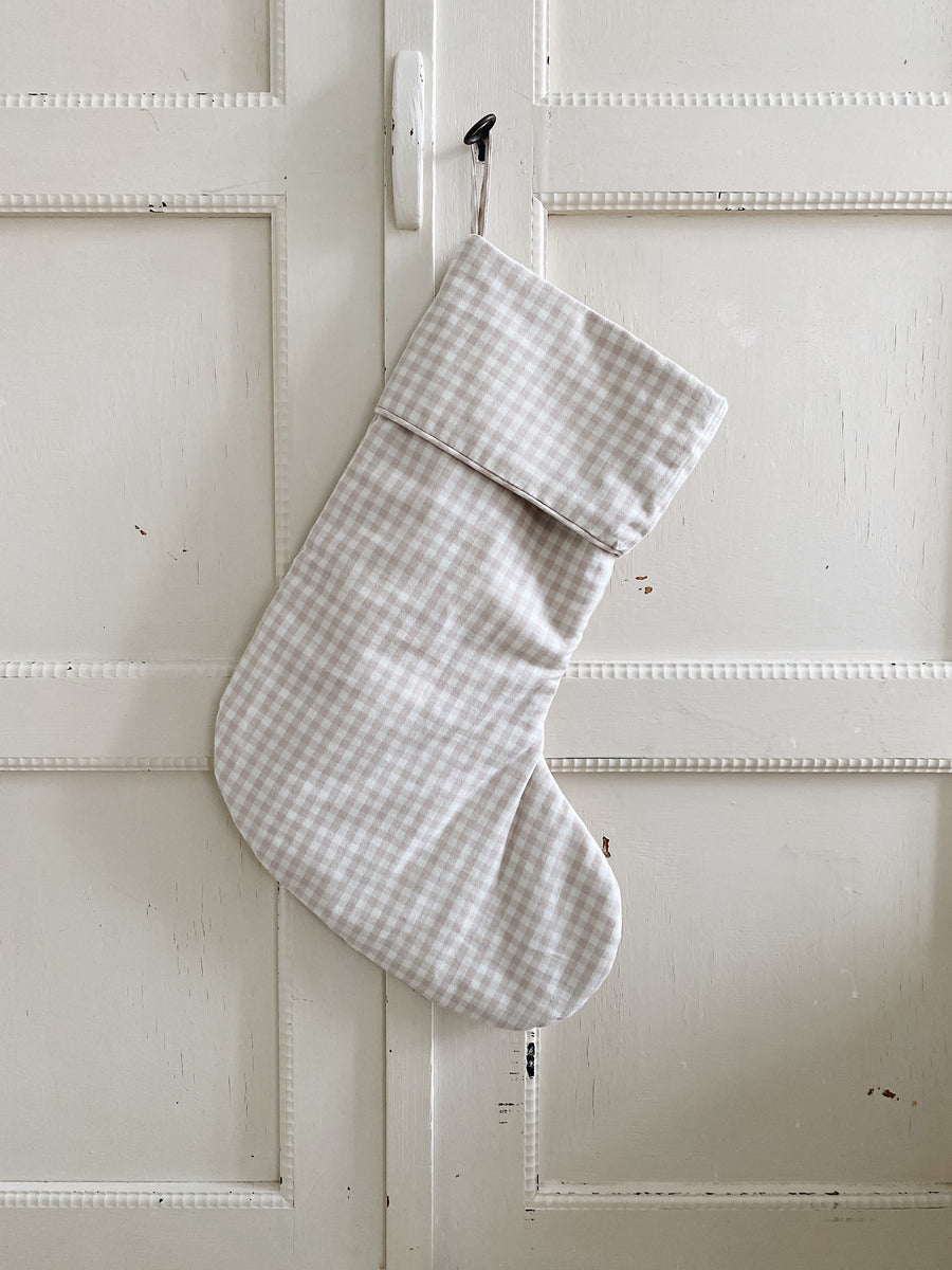 Christmas stocking beige - SOLD OUT