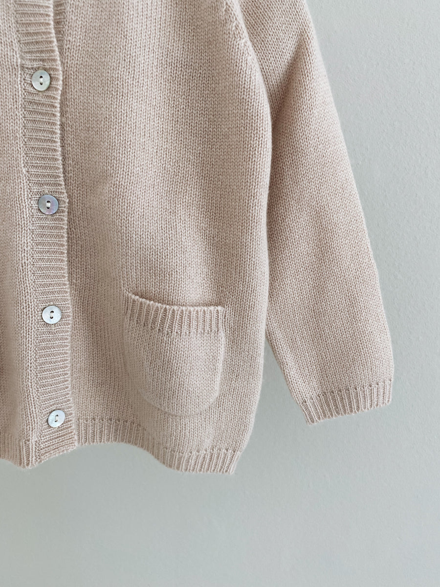 Bobbie cardigan powder baby