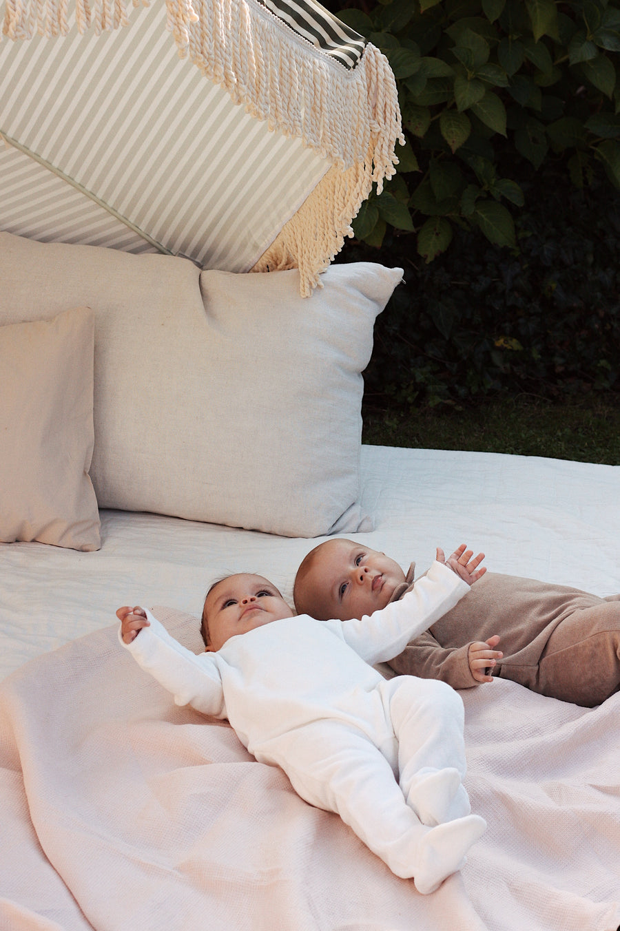 Moon jumpsuit natural white