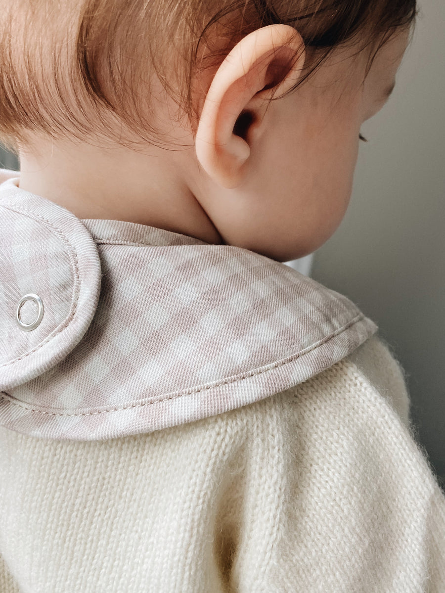 Bibi Bib 2-pak - blue gingham