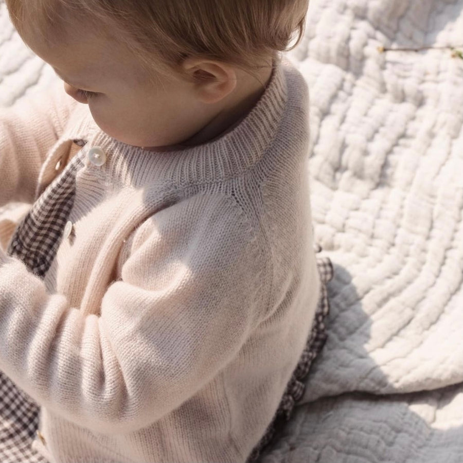 Bobbie cardigan powder kids - lalaby.com