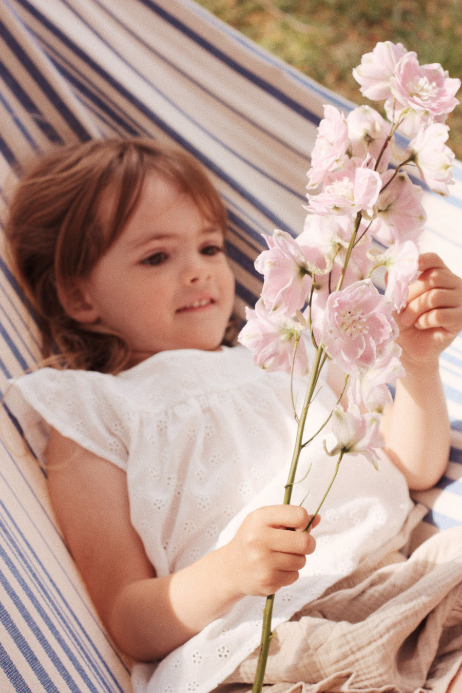 Daisy top børne broderie anglaise